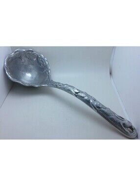 SIGNED Vintage 1990 Arthur COURT Silver Pewter BUNNY Rabbit Soup Serving Ladle